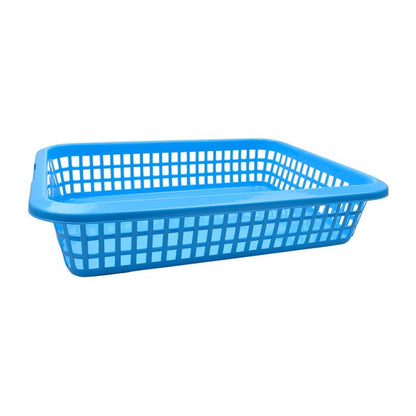 CESTO PLÁSTICO BAIXO PARA ROUPA