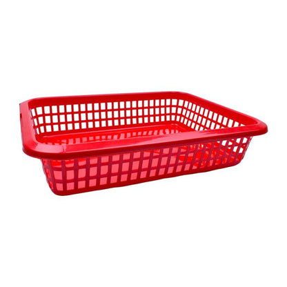 CESTO PLÁSTICO BAIXO PARA ROUPA