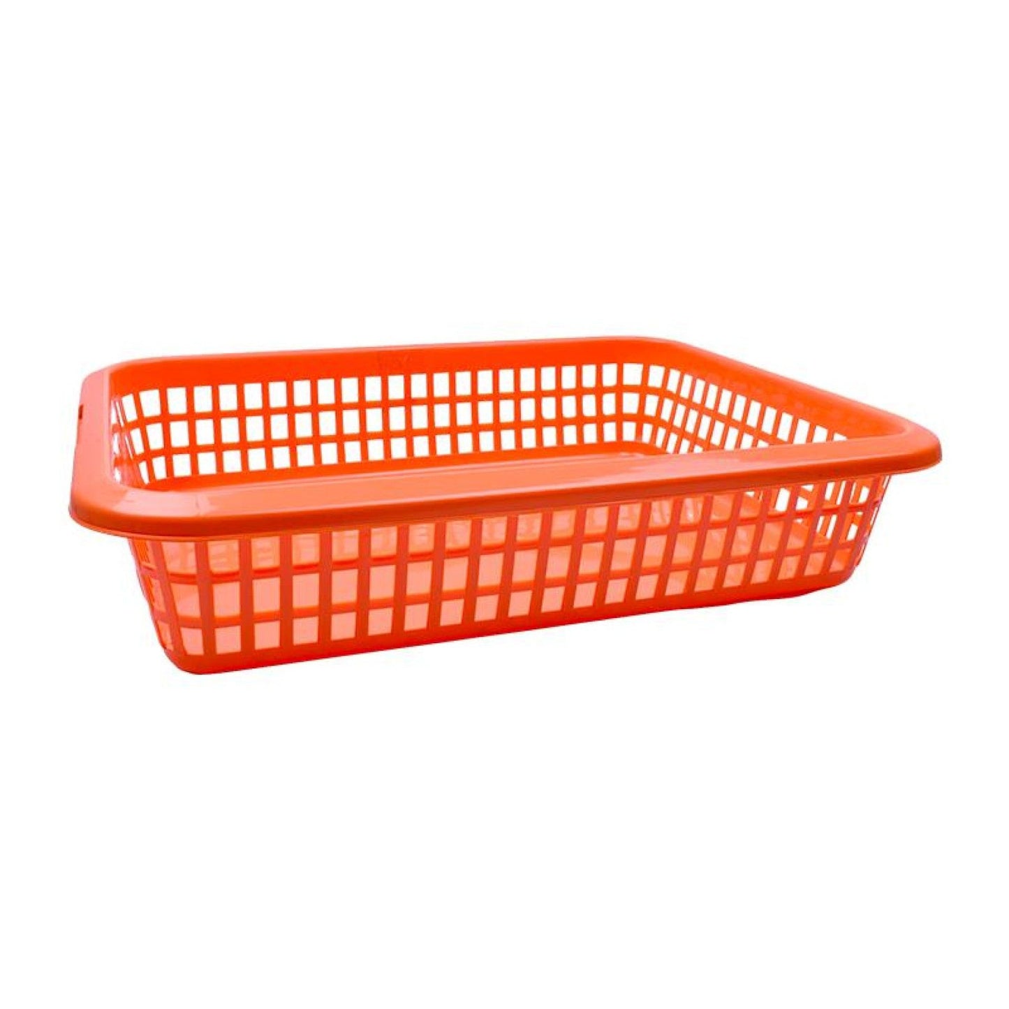 CESTO PLÁSTICO BAIXO PARA ROUPA