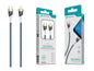 Cabo PD 35W Type-C to Lightning Azul S-069 Luz Indicador