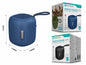 Coluna Portátil NOVOTECK XB-009 Azul– Liberdade Sem Fios e Design Prático para o Dia-a-Dia