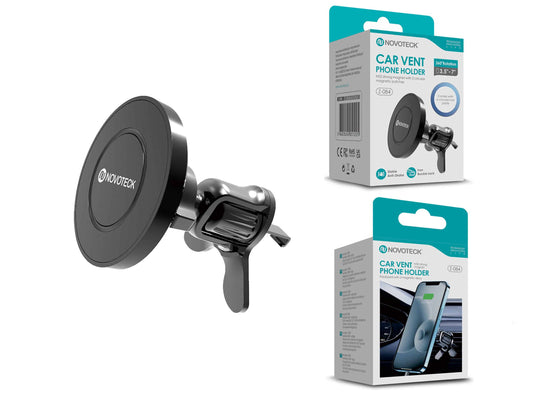 Suporte Magnético para Telemóvel em Grelha de Ventilação com Rotação 360º Normal