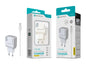 Carregador com Cabo Lightning Branco 2.4A 2 USB Full Compatible C-008L