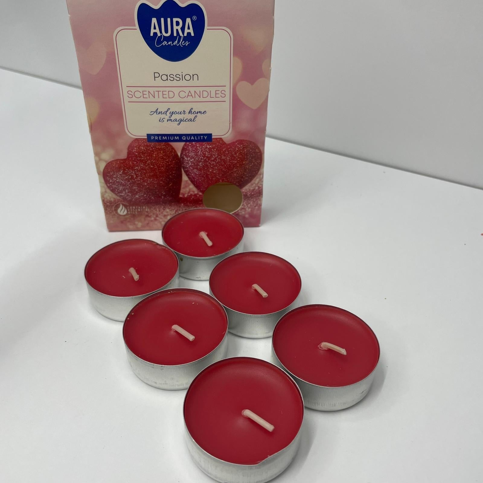 VELA TEALIGHT VERMELHA