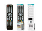 Controle Remoto Universal Multifunções Novoteck D-015 - Compatível com Diversos Dispositivos e Funções de Reprodução