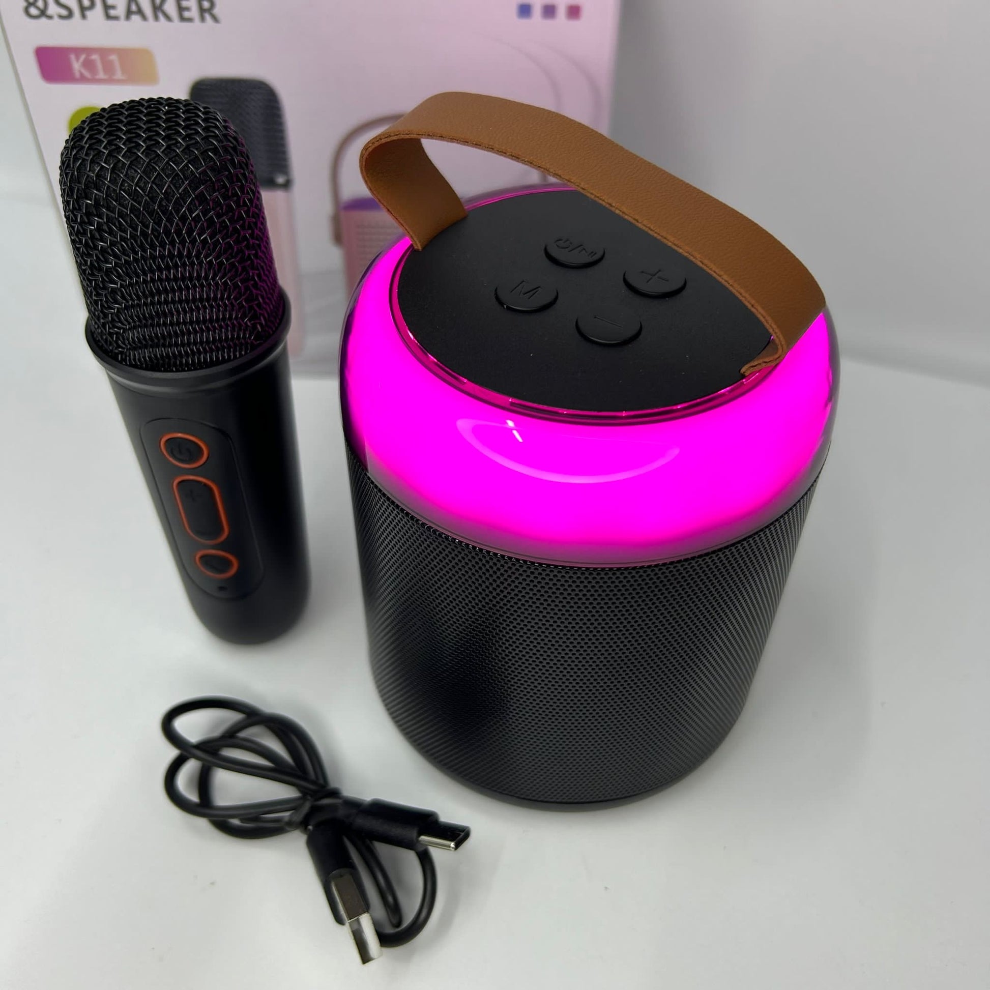 COLUNA DE SOM COM MICROFONE