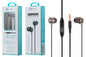 E-018 Auriculares Metal Com Micro Preto