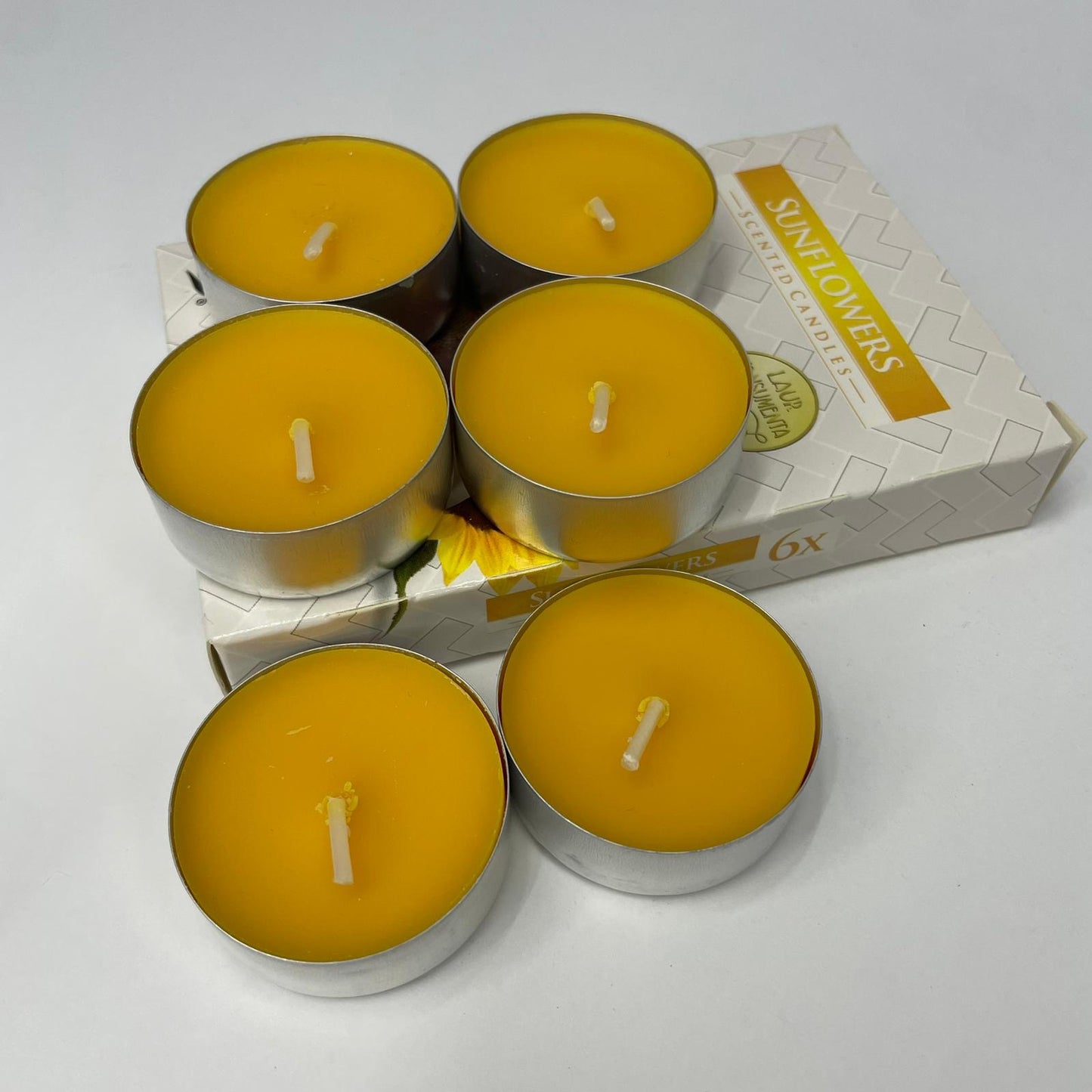 Vela tealight sunflowers