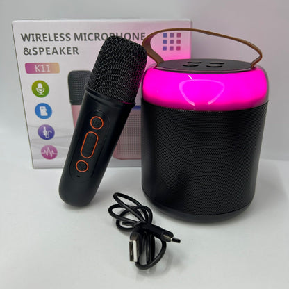 COLUNA DE SOM COM MICROFONE