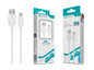 Cabo Micro USB V8 Branco 3A 1M 18W S-044