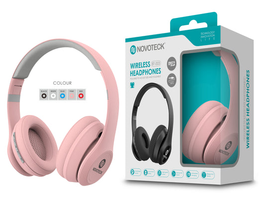 Auscultador Bluetooth Cor Da Rosa BT-003