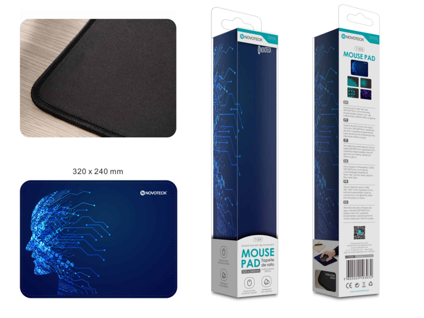 Tapete de Rato T-004 Estiloso 320x240mm, Design 4