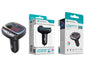 Transmissor FM e Carregador Veiculo Bluetooth Novoteck NC-005 com Iluminação RGB