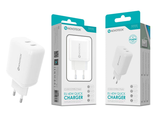 Carregador USB-C PD 40W (20W*2) C-010