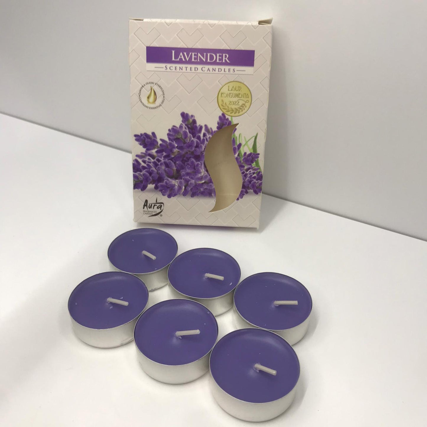 VELA TEALIGHT LAVANDA